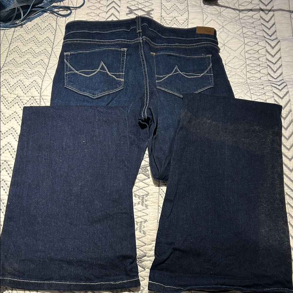 Ariat Dark Blue Denim Jeans - Picture 3 of 6